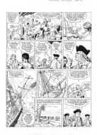 BARBE ROUGE : Planche originale 34 de BARBE ROUGE - Tome 28.  La flibusti�re du sans piti�